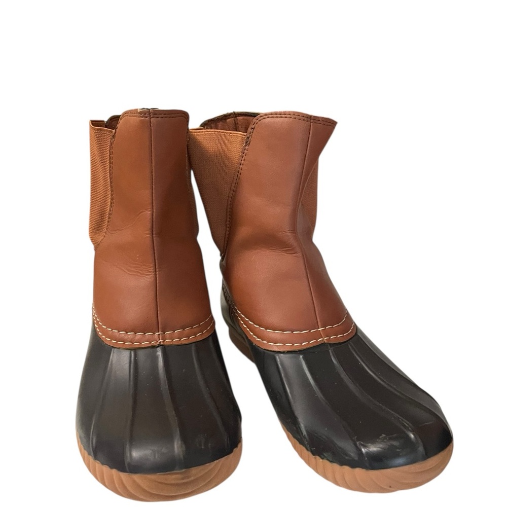 Roolee Tan and Black Winter Boots Women's Size 7